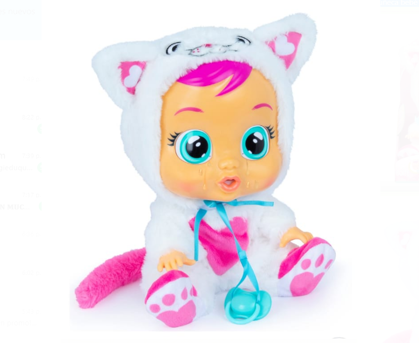 precio de muñeca cry baby