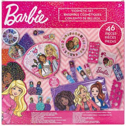 Barbie set de maquillaje y accesorios niña - cosmético no toxico - Imagen 4