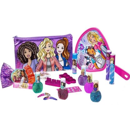 Barbie set de maquillaje y accesorios niña - cosmético no toxico - Imagen 3
